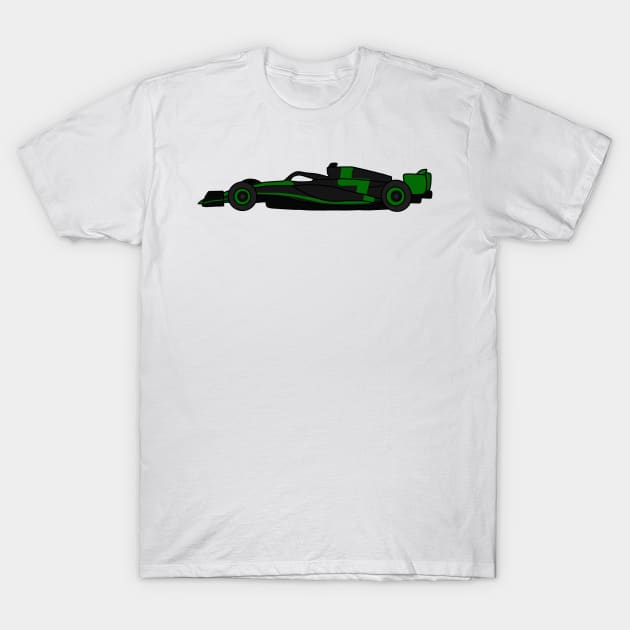 Green 2024 Livery T-Shirt by CalliesArt